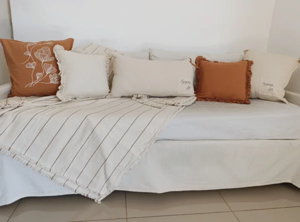 Manta Rustica - Cubre Sillón Algodón 240x160
