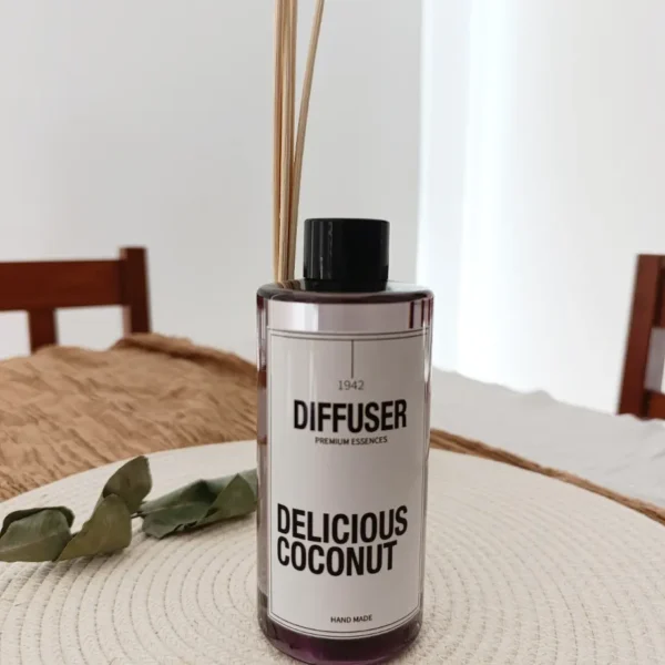 Difusor Premium Aroma Coconut 300cc con varillas