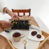 Caja de Te Rustica 3 divisiones