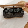 Caja de Te Rustica 3 divisiones