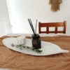 Centro de Mesa Madera Hoja grande