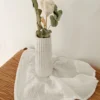 Florero Marmolado Gris 18x8