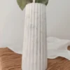 Florero Marmolado Gris 18x8