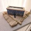 Caja de Te Rustica 3 divisiones