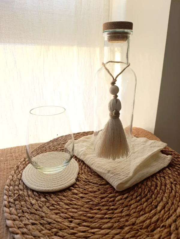 Borla madera boho