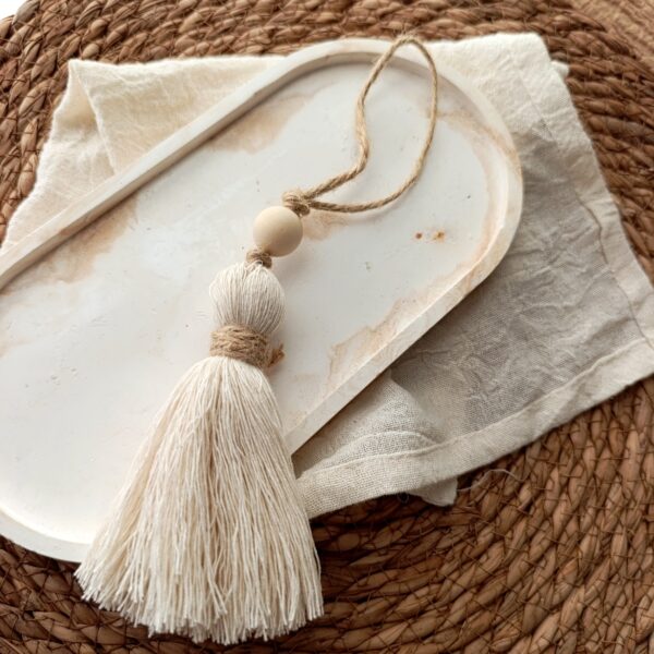 Borla madera boho