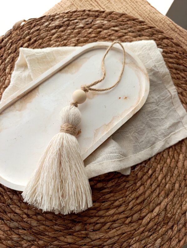 Borla madera boho