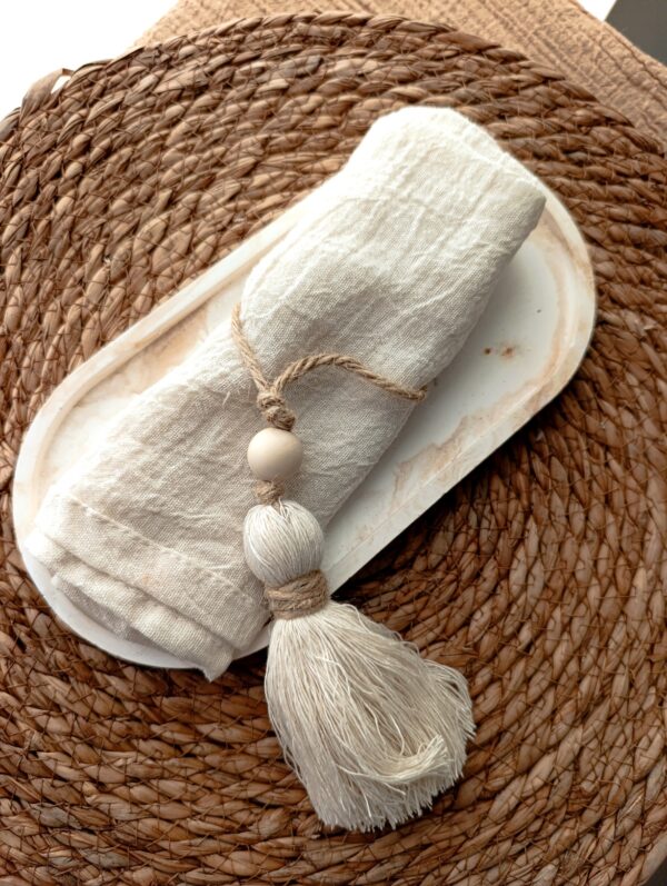 Borla madera boho