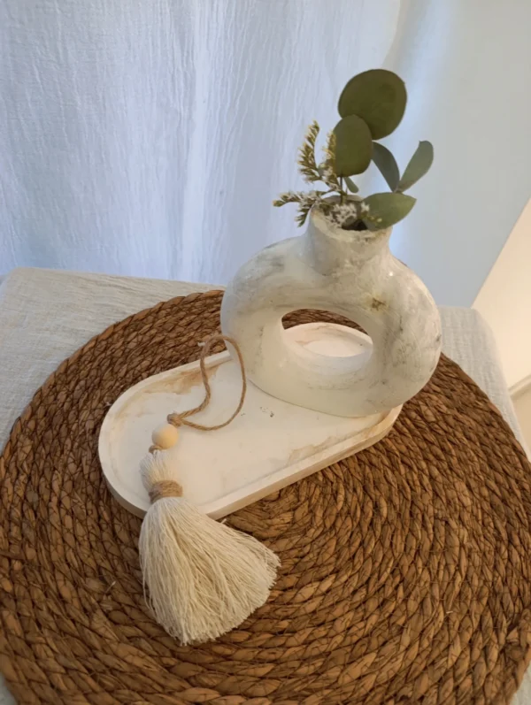 Borla madera boho