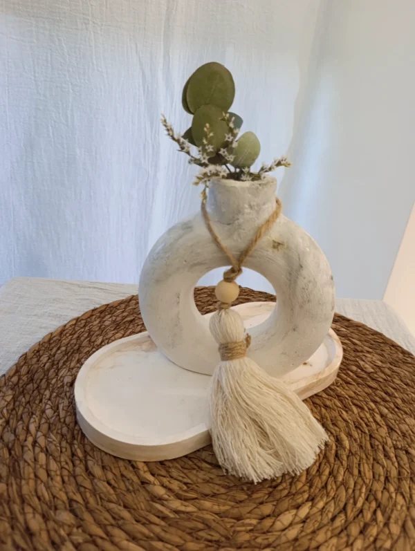 Borla madera boho