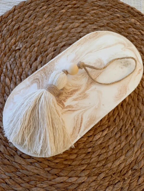Borla madera boho