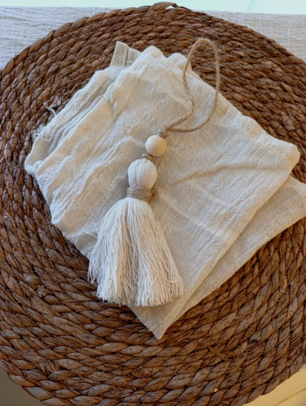 Borla madera boho