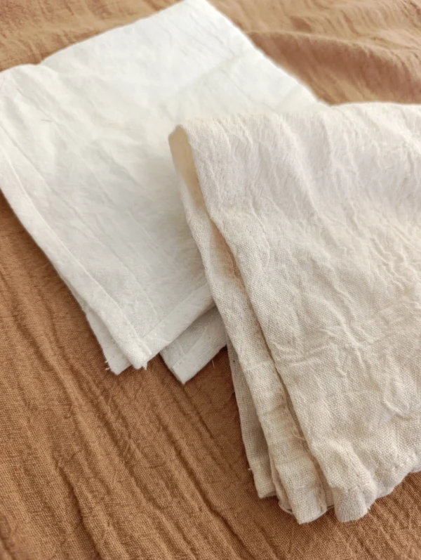 Pack de Servilletas Tusor Off White x6