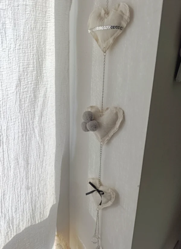 Adorno Cadena de Corazones + Caireles