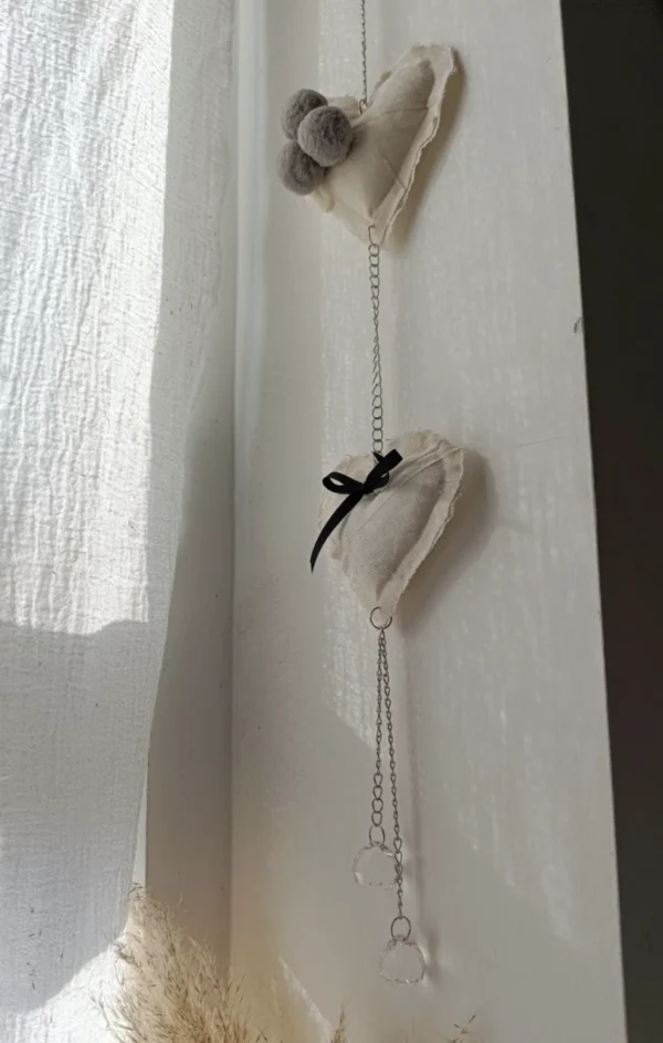 Adorno Cadena de Corazones + Caireles