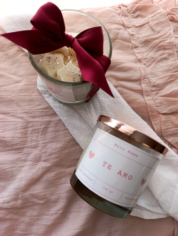 Vela San Valentin Moño Rojo