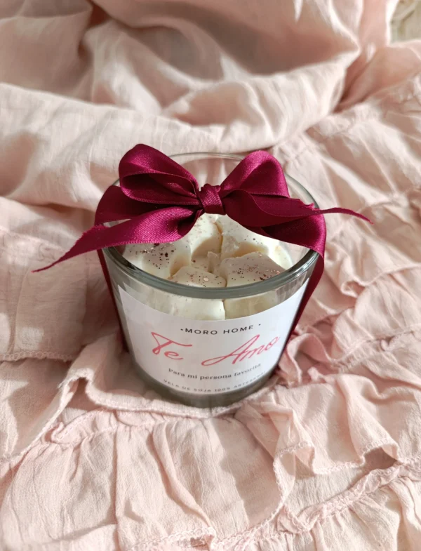 Vela San Valentin Moño Rojo