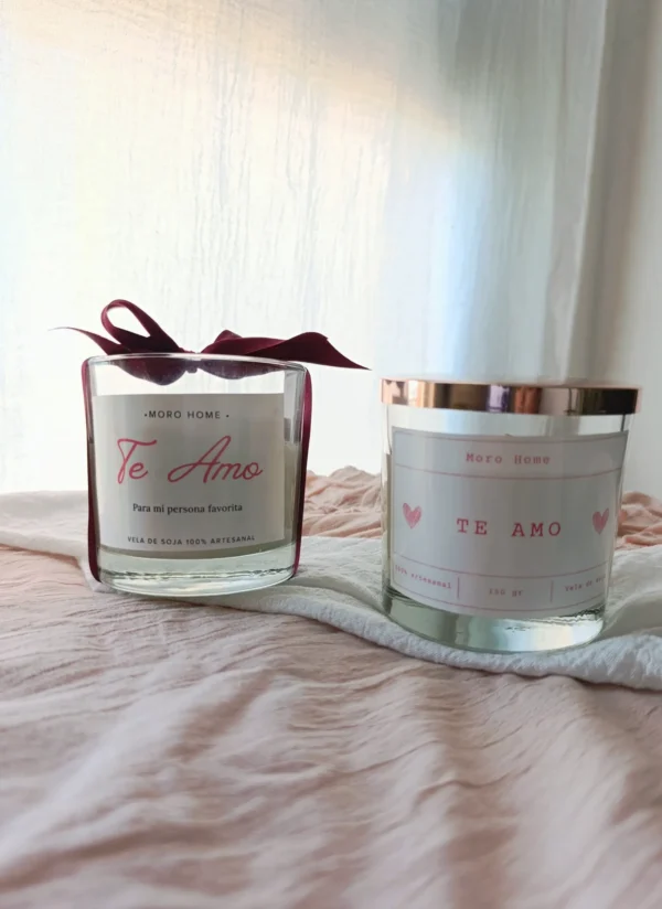 Vela San Valentin Moño Rojo