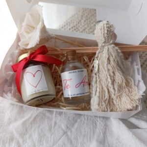 Box Vela, Difusor y Llavero - San Valentín