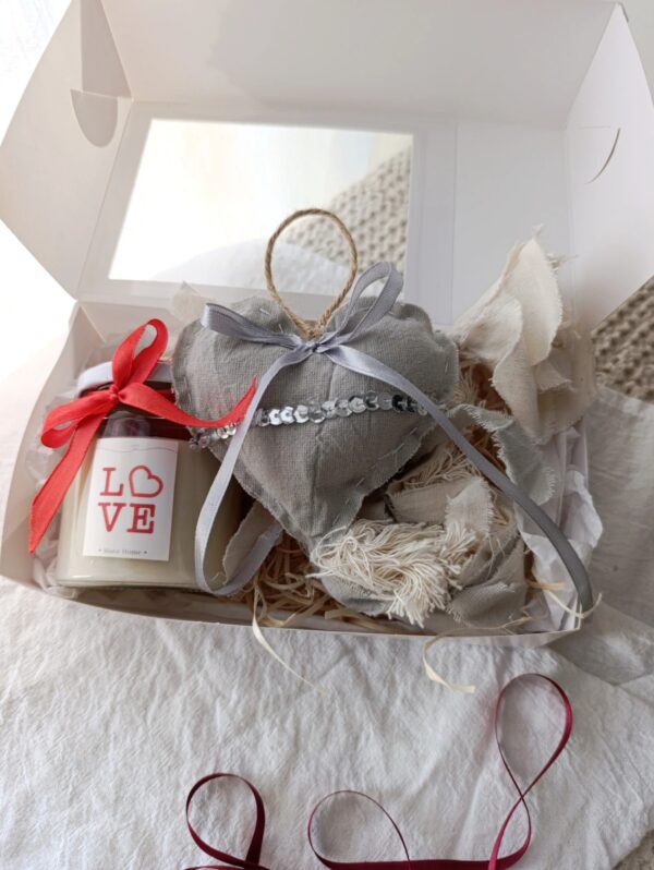 Box Vela y Corazón - San Valentín