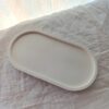 Bandeja Yeso Ovalo Lisa