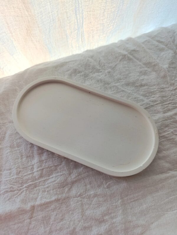 Bandeja Yeso Ovalo Lisa