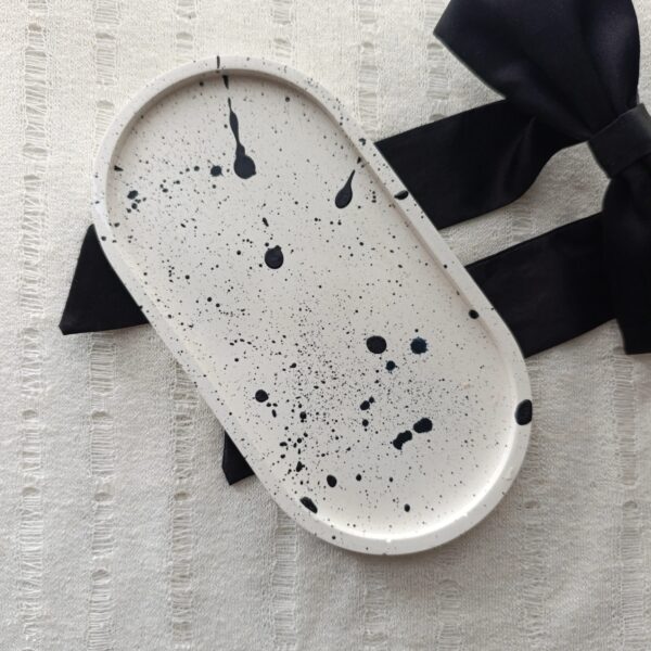 Bandeja Ovalo Yeso Splash