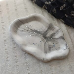 Bandeja nube mármol glitter