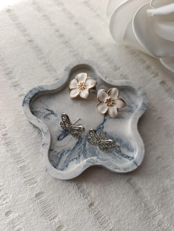 Bandeja flor marmolada