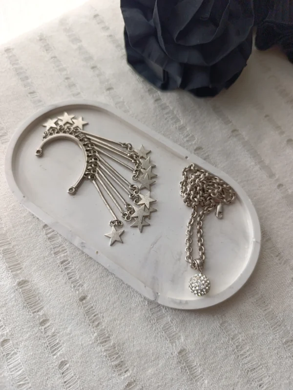 Bandeja Yeso Ovalo Lisa