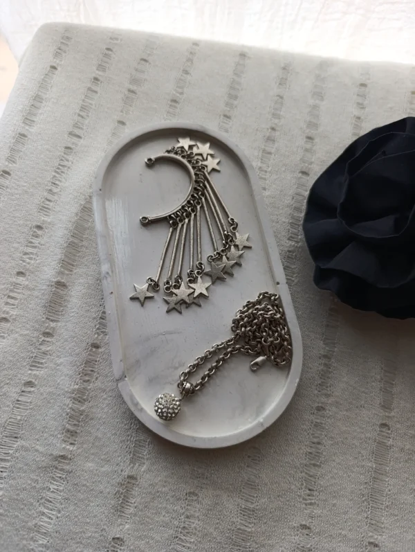 Bandeja Yeso Ovalo Lisa