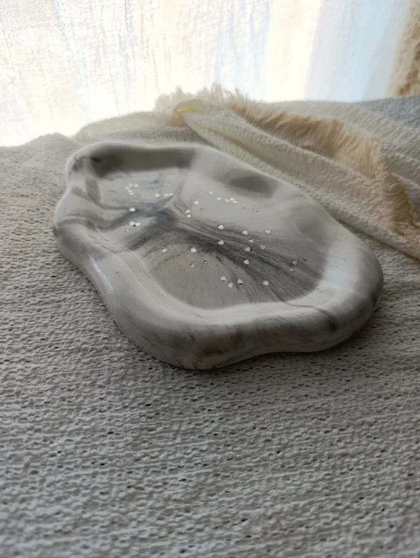 Bandeja nube mármol glitter